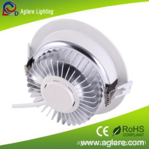 2013 Newly design spray matte white recessed LED Down light